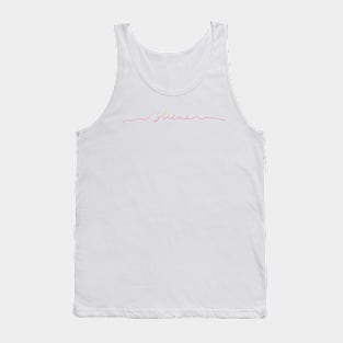 Shine, girl! Shine bright! typographic print Tank Top